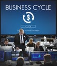 Business Cycle Economy Financial Concept