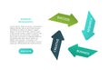 Business data visualization. Process chart. Elements of graph, diagram with 4 steps, options, parts or processes