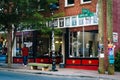 Business on Davidson Street, in NoDa, Charlotte, North Carolina.