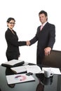 Business deal - isolated Royalty Free Stock Photo