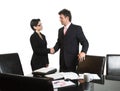 Business deal - isolated Royalty Free Stock Photo