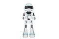 Business design drawing robot with two thumbs up gesture. Deal, like, agree, approve, accept. Future technology. Artificial