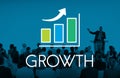 Business Development Growth Bar Chart Concept Royalty Free Stock Photo