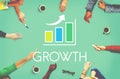 Business Development Growth Bar Chart Concept Royalty Free Stock Photo