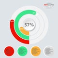 Business diagram, Infographics marketing icons. Annual report for layout, web design.