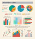 Business diagrams template layout