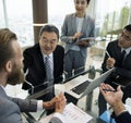 Business Discussion Meeting Presentation Briefing Concept Royalty Free Stock Photo