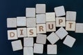 Business disruption, evolve or game changer concept, straggle cu