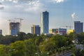 Business district in Bucharest