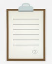 Business document paper icon isolated Royalty Free Stock Photo