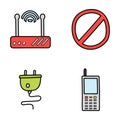 Business Doodle Icons Pack Royalty Free Stock Photo