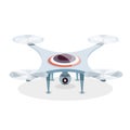 Business drone with action camera