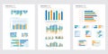 Business elements charts in color. Finance Charts. Royalty Free Stock Photo