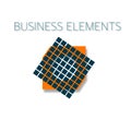 Business elements. Promotional, business targeting vector graphic picture.