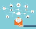 business email marketing content connection on people