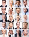 Business emotions. Royalty Free Stock Photo