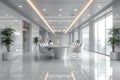 Business empty office. Abstract light office interior background