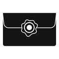 Business envelope icon simple vector. Mail letter