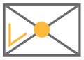 Business envelope, icon