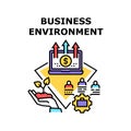 Business Environment Team Vector Concept Color Royalty Free Stock Photo