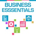 Business Essentials Colorful Squares Symbols