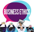 Business Ethics Honesty Ideology Responsibility Strategy Concept Royalty Free Stock Photo