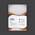 Business event theme modern style social media template