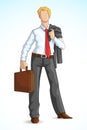 Business Executive with Briefcase