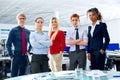 Business executive team youg people at office Royalty Free Stock Photo