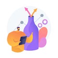 Business experiment vector concept metaphor