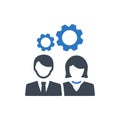 Business expert team icon