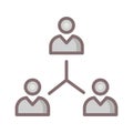 Business fill inside vector icon which can easily modify or edit