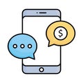 Business fill inside vector icon which can easily modify or edit