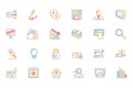 Business and Finance Colored Outline Icons 6