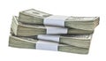 Business and finance concept. Big pile of money dollars isolated. png transparent Royalty Free Stock Photo