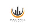 Business finance logo and symbols concept illustration