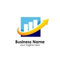 Business finance and marketing logo design template