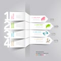 Business and finance stock exchange Infographics.