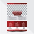 Business Flyer Vector Template for your project Royalty Free Stock Photo