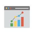 Business forecast Color Vector Icon which can easily modify or edit Royalty Free Stock Photo