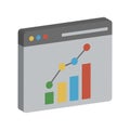 Business forecast isometric style Vector Icon which can easily modify or edit Royalty Free Stock Photo