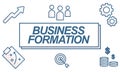 Business Formation Network Target Icons Graphic Concept Royalty Free Stock Photo