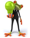 Business frog Royalty Free Stock Photo