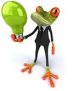 Business frog Royalty Free Stock Photo