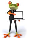 Business frog Royalty Free Stock Photo