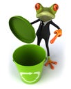 Business frog Royalty Free Stock Photo
