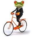 Business frog Royalty Free Stock Photo