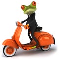 Business frog Royalty Free Stock Photo