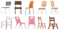 Business furniture. Office chairs. Illustration for internet and mobile website