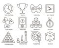 Business gamification icons